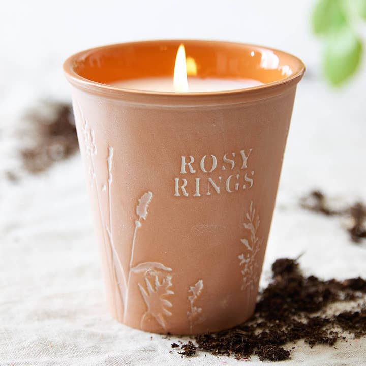 Basil Orange Garden Pot Candle + Plantable Seed Dust Cover and other Purchase Wholesale geranium. Free Returns & Net 60 Terms on Faire trending on Faire.
