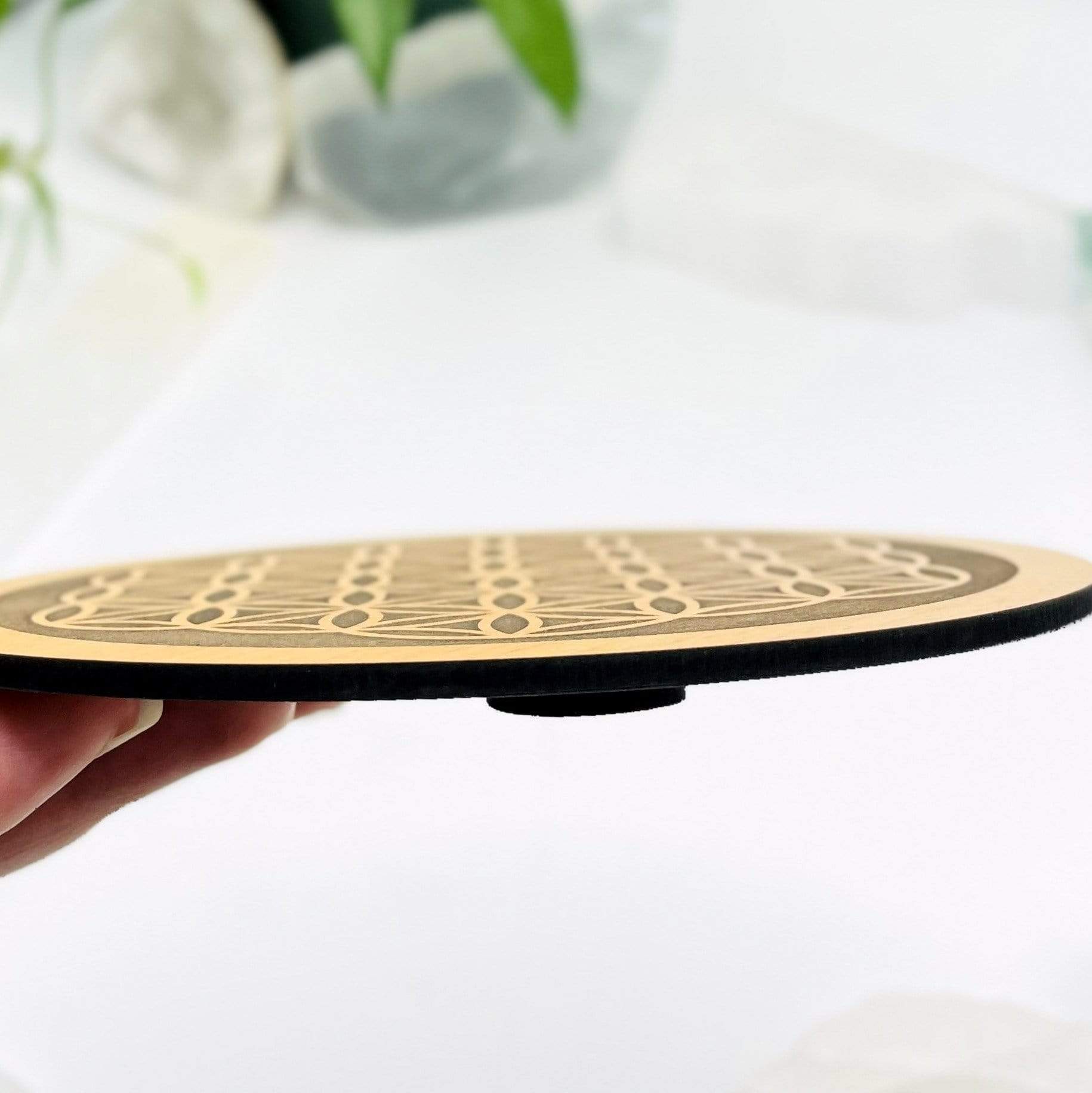 Rock Paradise - Wholesale Crystal Grid - Crystal Grid Flower of Life Wooden Grid5