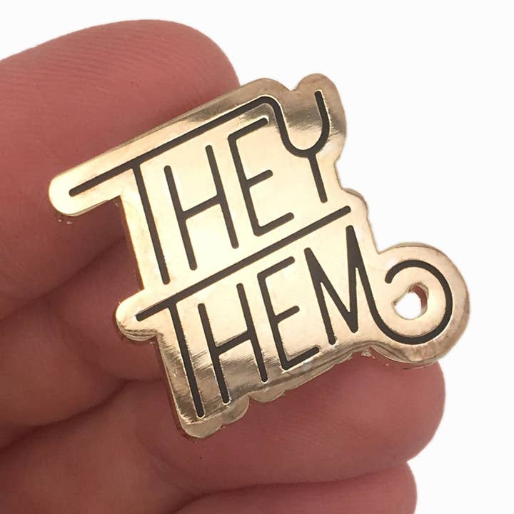 Dissent Pins - Venta al por mayor Botón/prendedor - Pronombre Pin - Ellos/Ellos