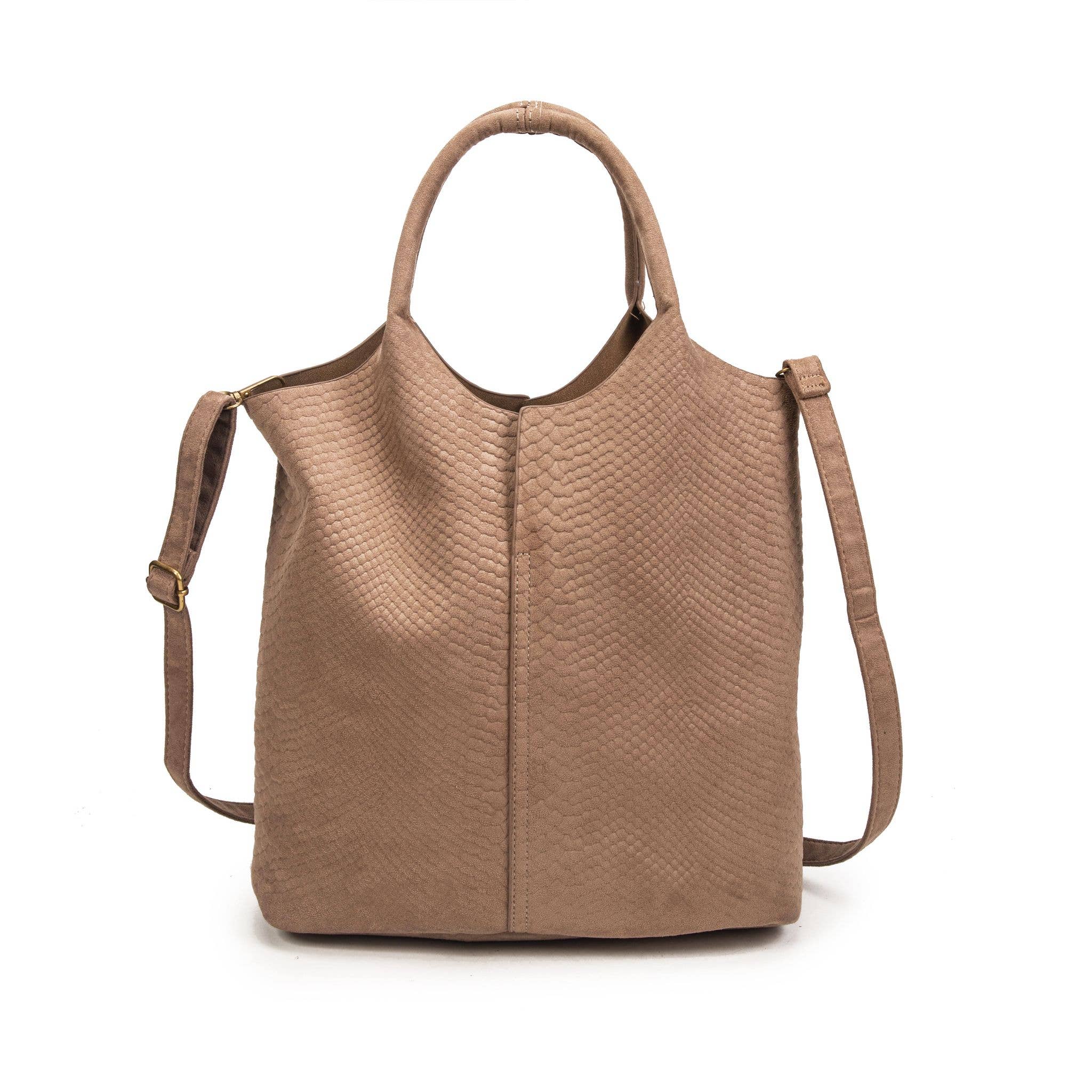 SWEET MAGIC SHOES & BAGS - Wholesale Top Handle Bag - Women's - FAUX LEATHER HANDLE HANDBAG4