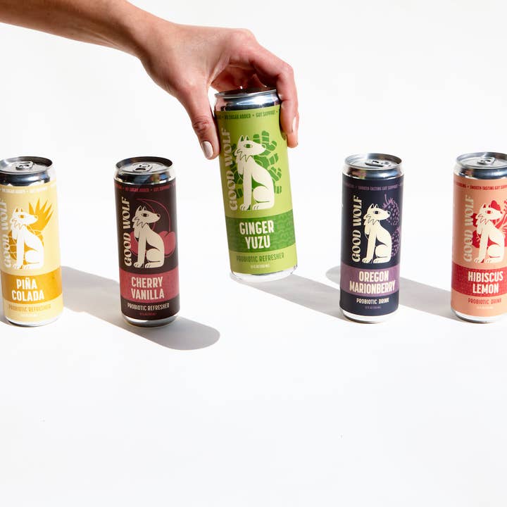 Good Wolf Beverages - Wholesale Soda/Carbonated Drink - PiƱa Colada Probiotic Soda - No Added Sugar; Hand-Crafted4