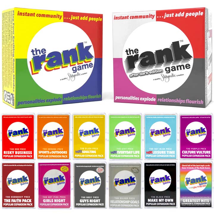 21% UNDER PARTIPRIS––ALLA The Rank Game SKU:er (60,4% RABATT PÅ REK. PRIS) för wholesale av Storyastic