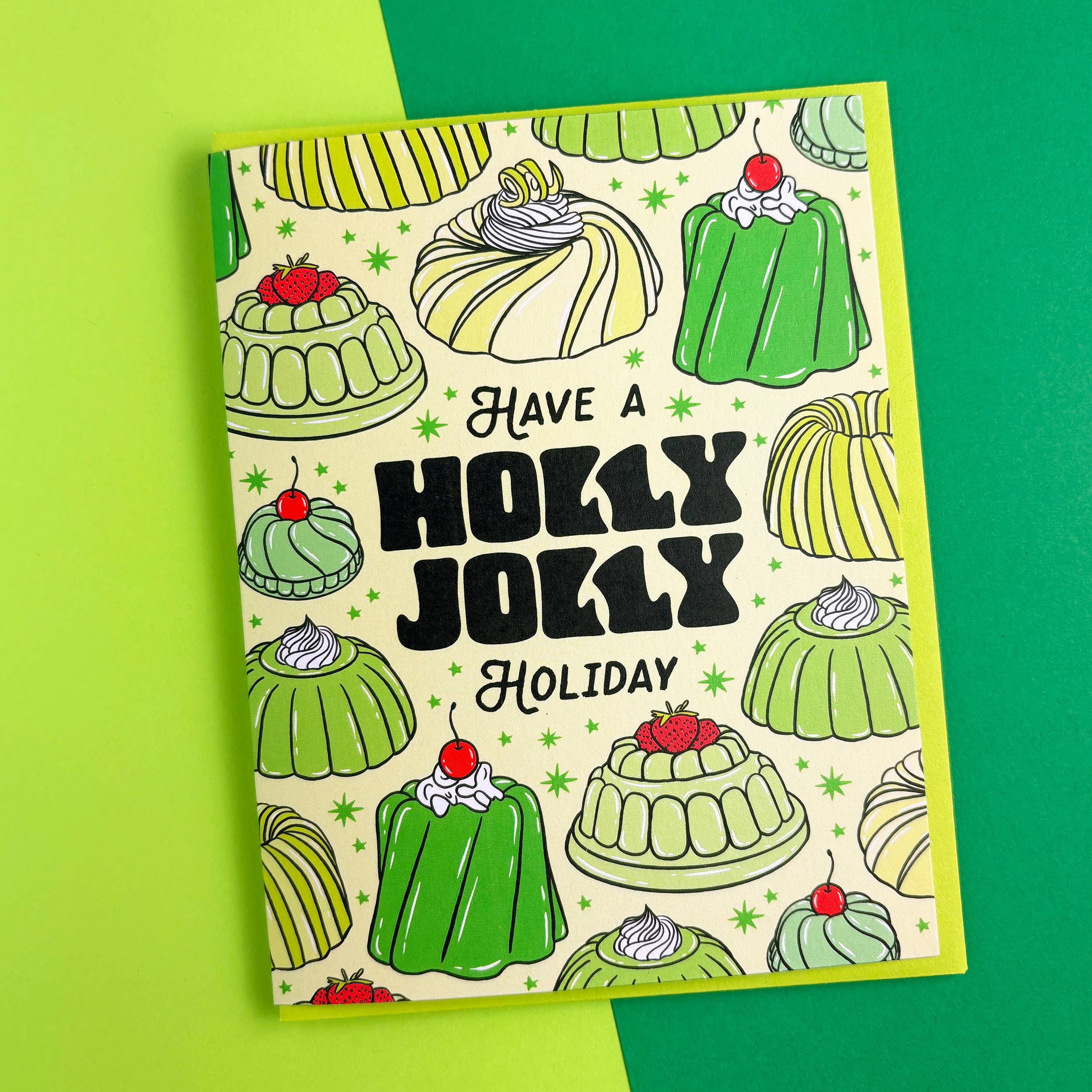 Boss Dotty Paper Co. – Engroshandel Årstidshilsenkort – Feriejello-kort2