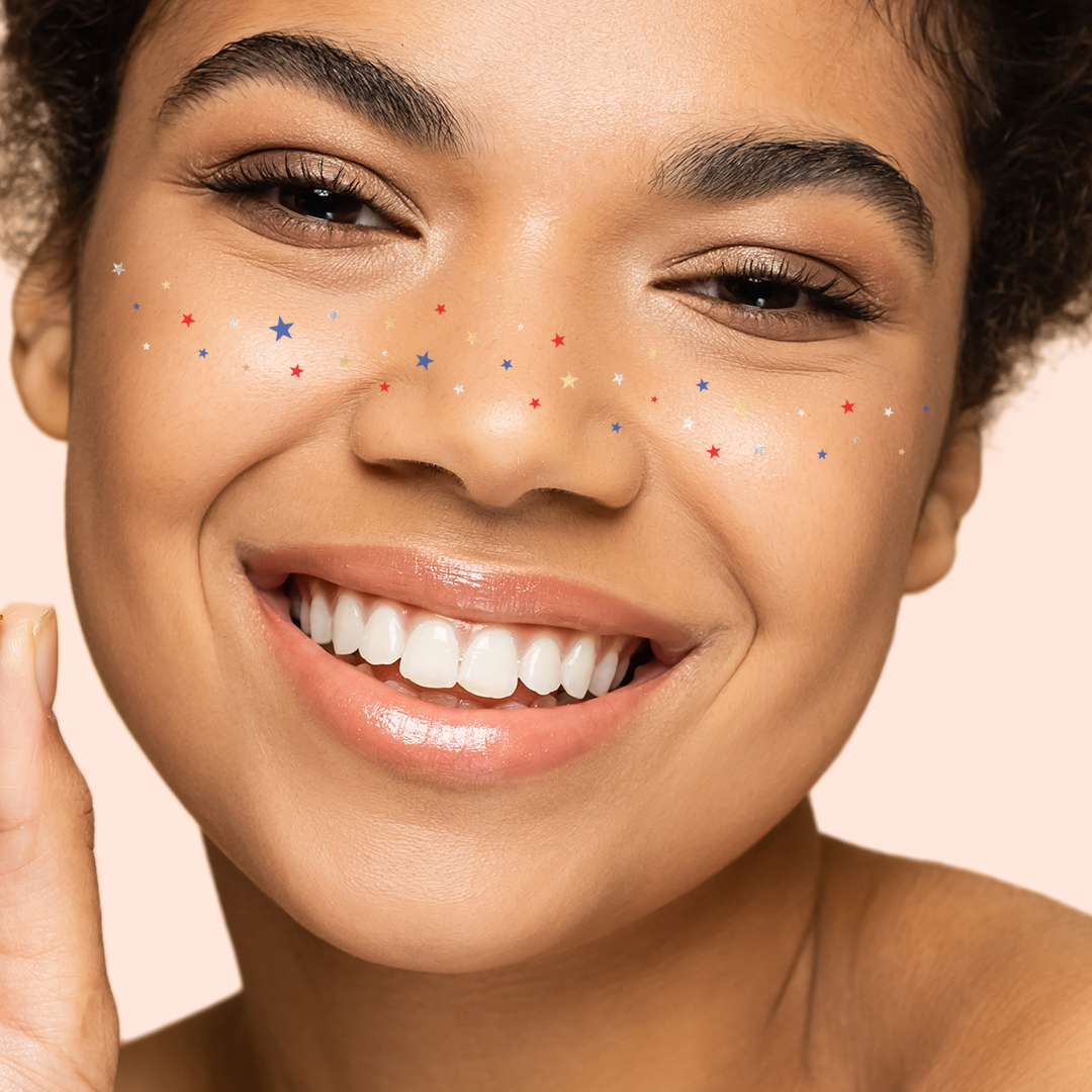 Flash Tattoos - Wholesale Temporary Tattoo - USA STARRY FRECKLES temporary tattoos - freckle face patch4