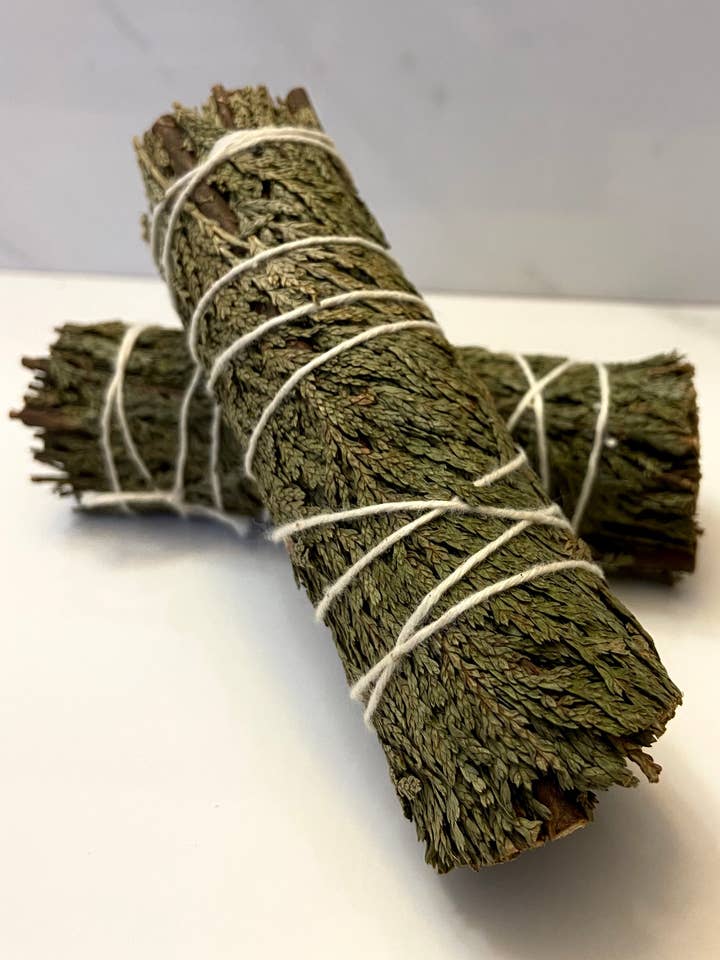 Sustainably Sourced Cedar Bundle for wholesale by Three Witches Tea Shop
