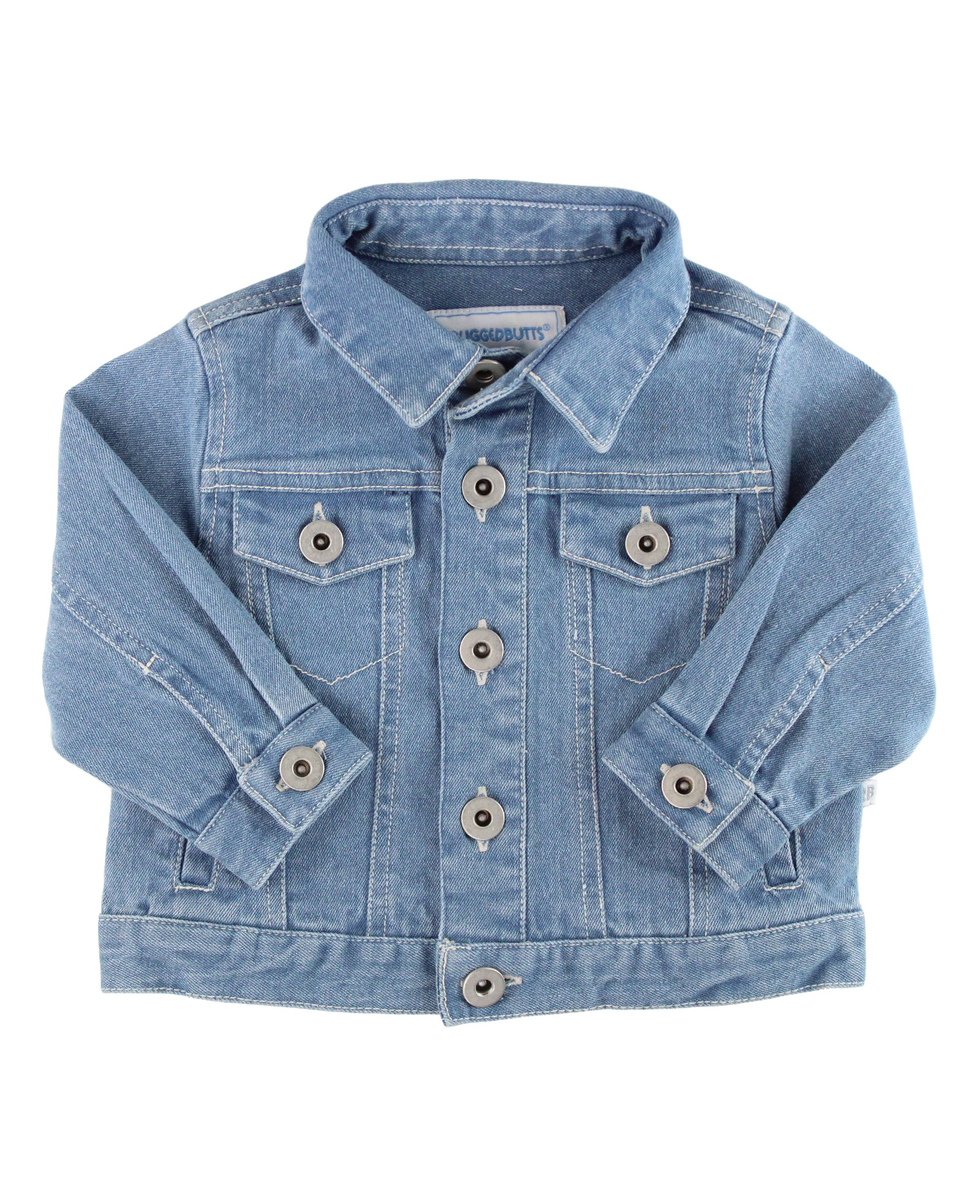 Blue Boys Light Wash Denim Jacket for wholesale on Faire0