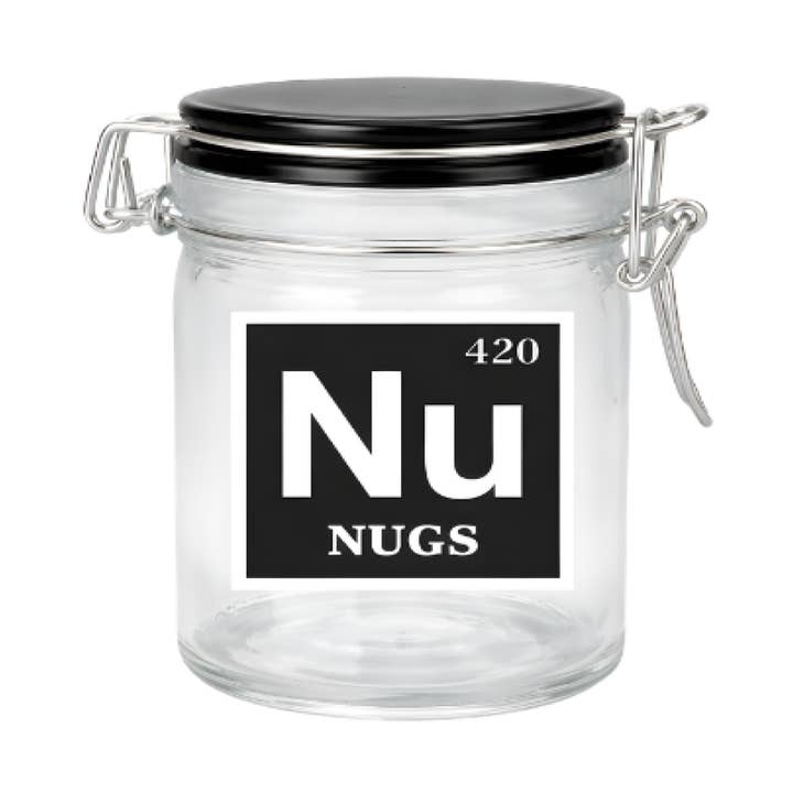 Mini bocal en verre hermétique - Nugs | 45 ml/1,5 oz pour la vente par Ted Miller Innovation
