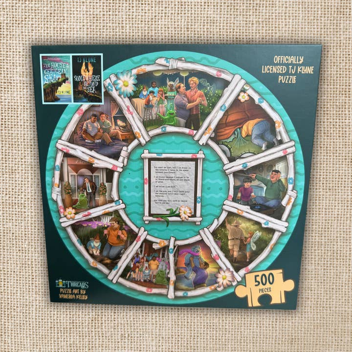 Joyeux anniversaire Linus Puzzle | La Maison au milieu de la mer Céruléenne pour la vente par Kingdom of Threads