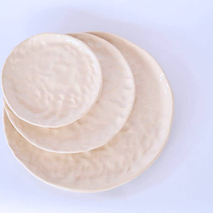 Semear - Wholesale Dinner Plate - Main Course, Ecru Fingers2