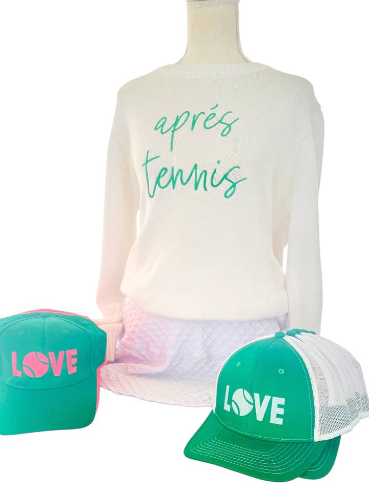 Runway Athletics - Wholesale Knit Sweater - Women's - Tennis Sweater - "après tennis"1