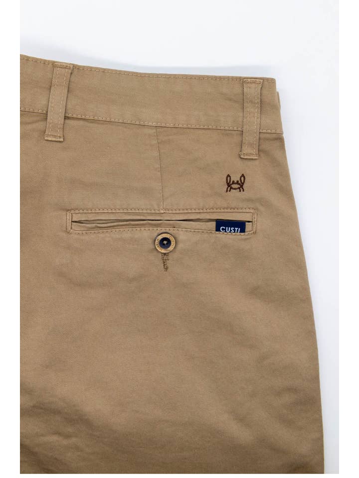 Custi Mikelo: Men's Clothing & Christmas Gifts - Wholesale Pants – Men's - Beige Stretch Chino Pants | Jesulín1