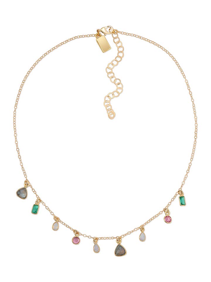 GODISPÄRLHALSBAND - 14K GULDFYLLNING för wholesale av Native Gem