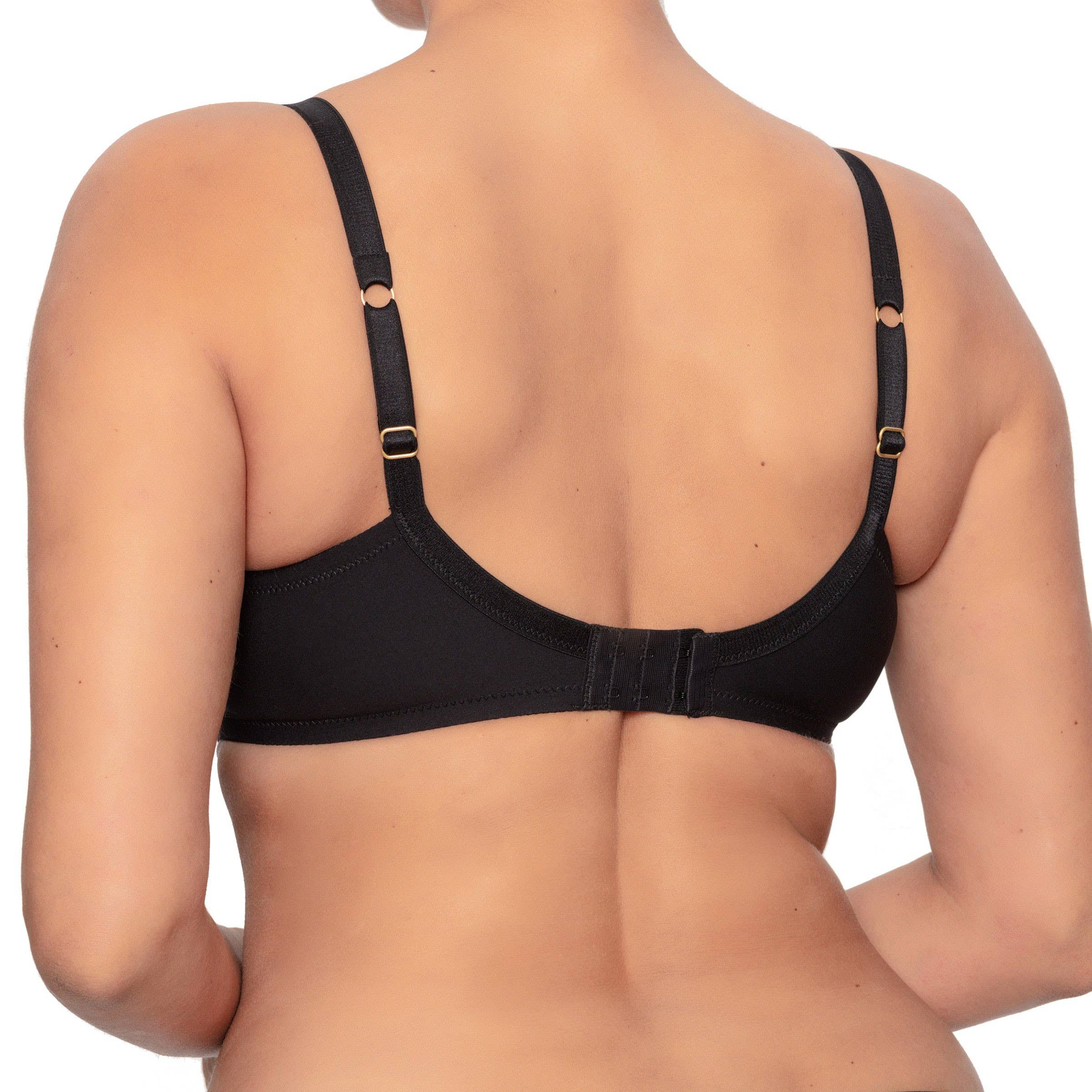 Black Underwire Support Bra Daniel for wholesale on Faire1