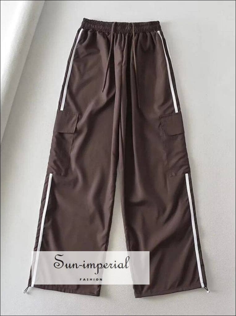 Sun Imperial - Wholesale Tracksuit - Women's - Women Striped Training Tracksuit Set With Double Zip Jacket19
