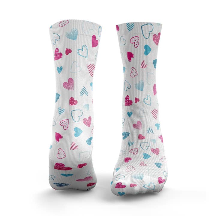 Roze & blauwe harten voor wholesale door HEXXEE