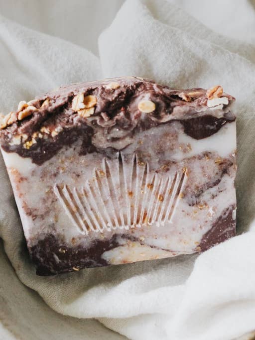 Tallow Soap - Lavender and Oat - Made by Survivors for wholesale by Crowned Free