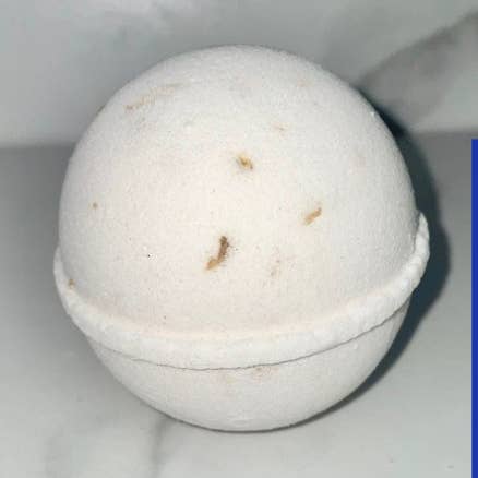 Honey, Milk, and Oat Bath Bomb for wholesale by The Bath Farm