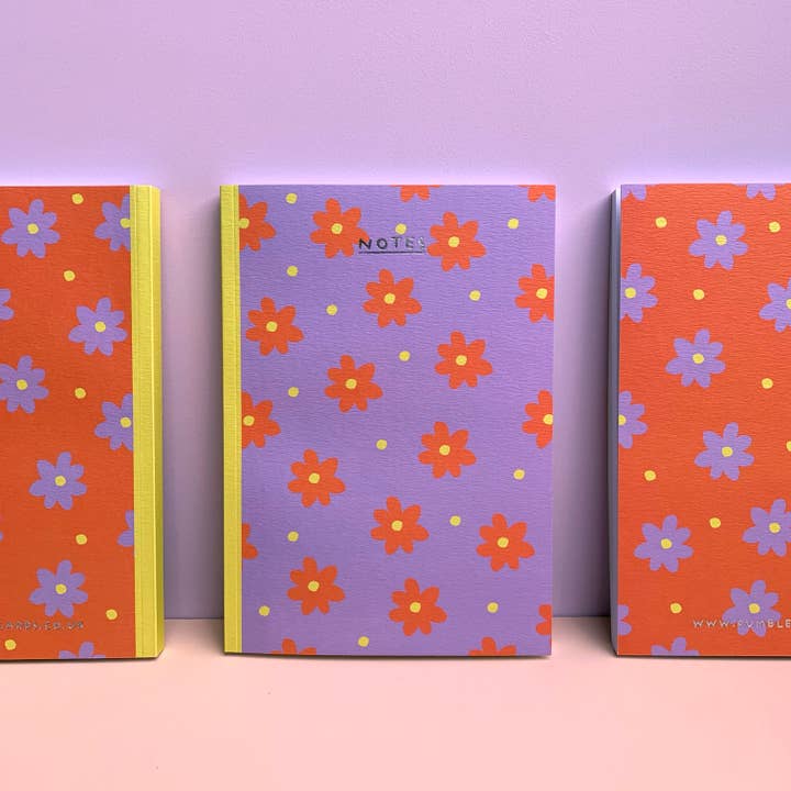 Rumble Cards – wholesale Notebook – Floral Pattern Notebook - Blank Notebook - Journal - Fun3