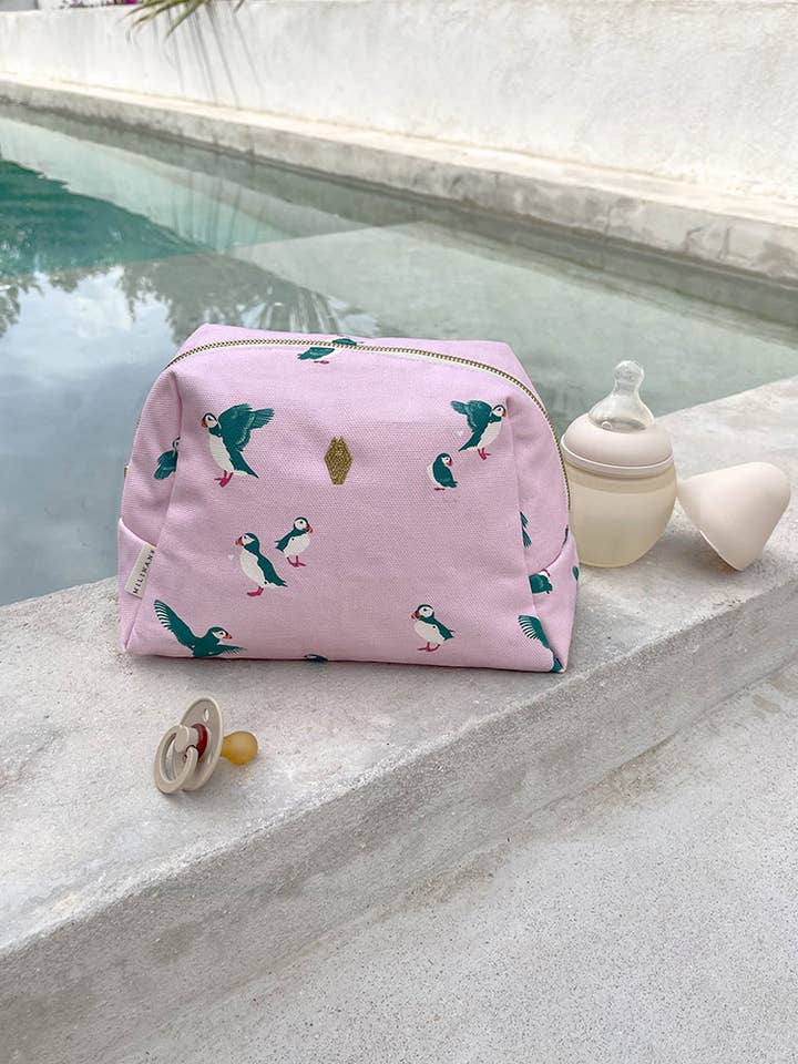 Trousse de beauté - JADE - Puffin pour la vente par Milinane