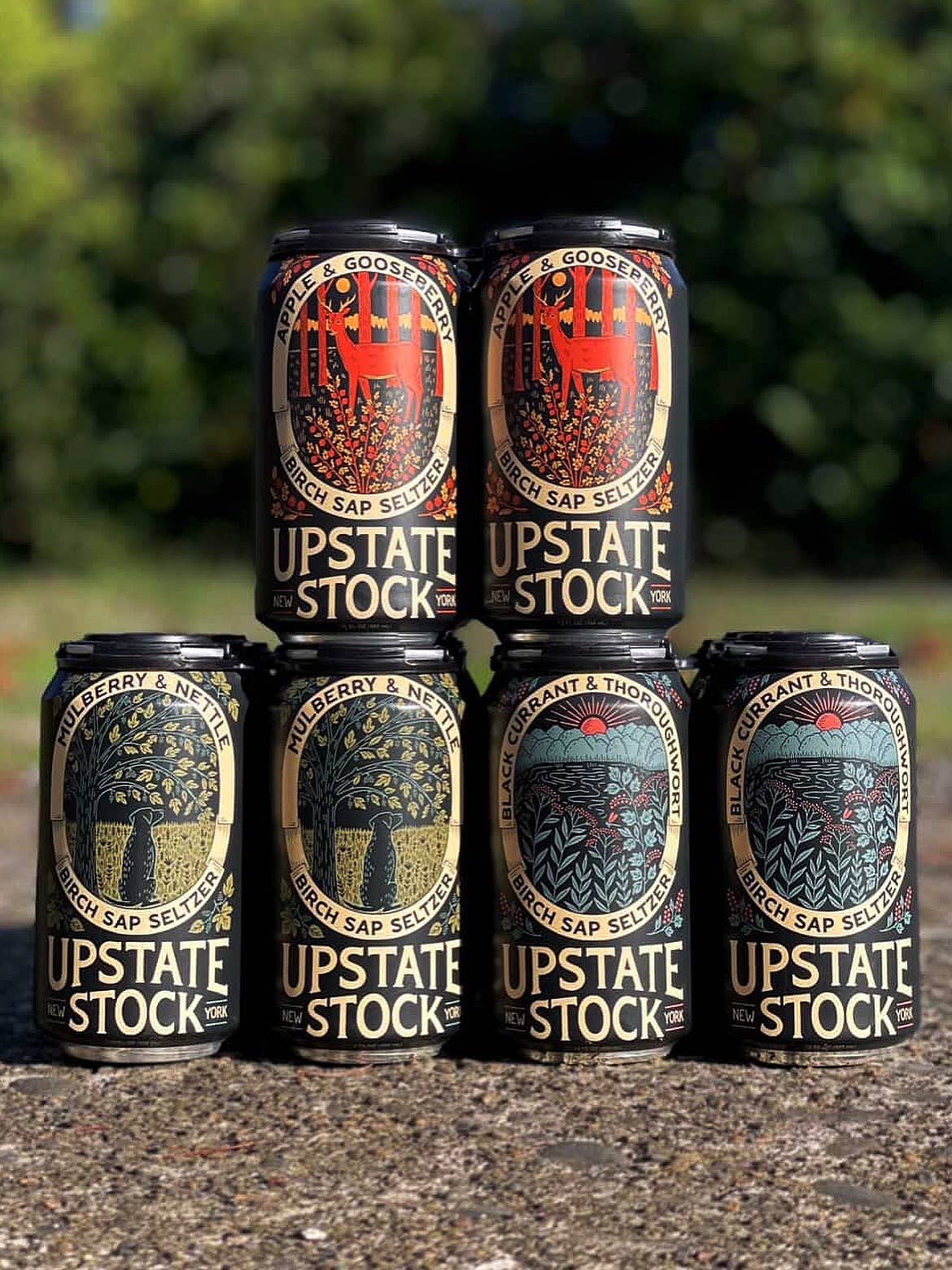 Upstate Stock Seltzers - Vente Eau gazeuse - PACK DE 12 SELTZER DE SÈVE DE BOULEAU POMME ET GROSEILLE5