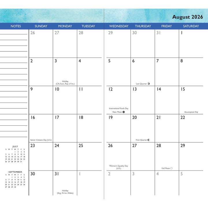 Peter Pauper Press - Wholesale Planner - 2026-27 Reflections 2-Year Pocket Planner