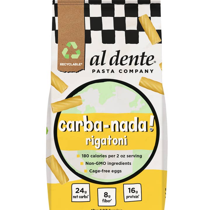 Al Dente Pasta - Wholesale Pasta - Carba-Nada Rigatoni0