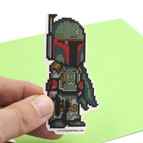 Autocollant en vinyle Bounty Hunter pour la vente par Little Shop of Pins