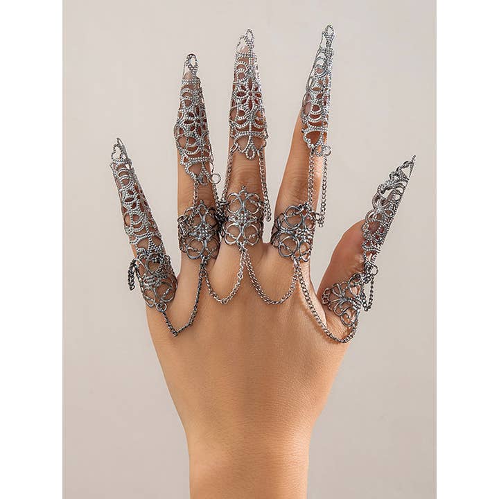 StyleGalX - Venta al por mayor Decoración/pegatinas de uñas - Protectores de Uñas Geométricos Huecos de Cadenas
