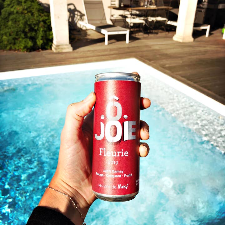 Miss Vicky Wine – Großhandel Rotwein – O JOY die Dose Rotwein (AOC Fleurie)1