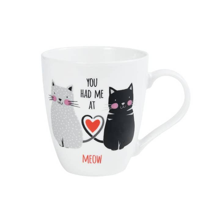 WHITE Pfaltzgraff 18Oz Mug You Had Me At Meow Open Stock for wholesale on Faire
