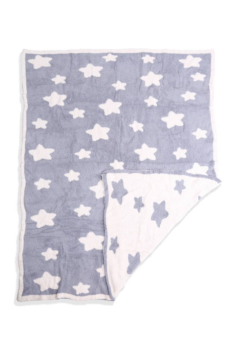 Fashion City - Wholesale Throw Blanket - Star Print Luxury Soft Throw Winter Blanket7
