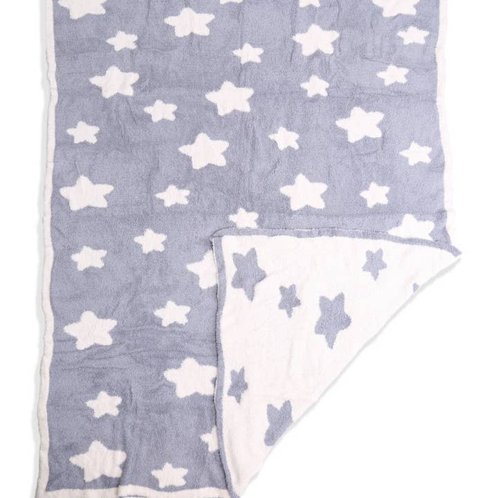 Fashion City - Wholesale Throw blanket - Star Print Luxury Soft Throw Winter Blanket7