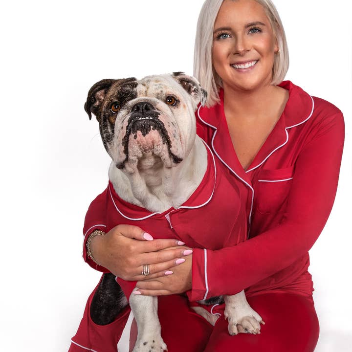 fabdog - Venta al por mayor Pijama - Perros - Pijama rojo de modal para perro, edición San Valentín3