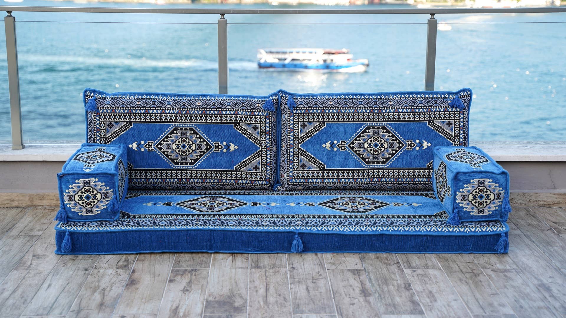 Arabic Sofa - Vente Canapés - Canapé de méditation, canapé arabe Majlis, coussin de sol, canapé-lit8