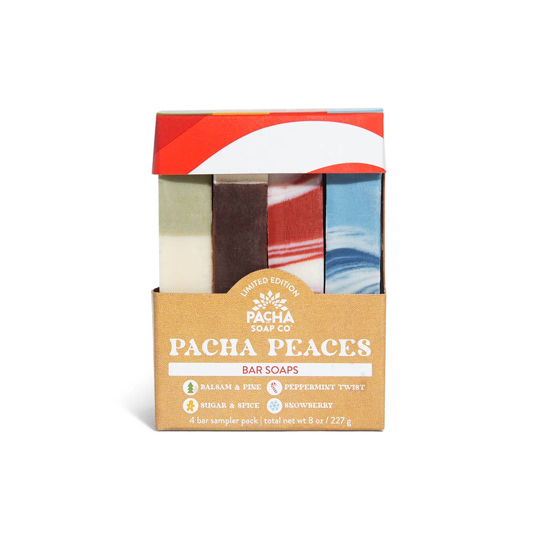 Pacha Soap Co. - Wholesale Bar Soap - *NEW* Pacha Peaces Pack - Holiday Collection