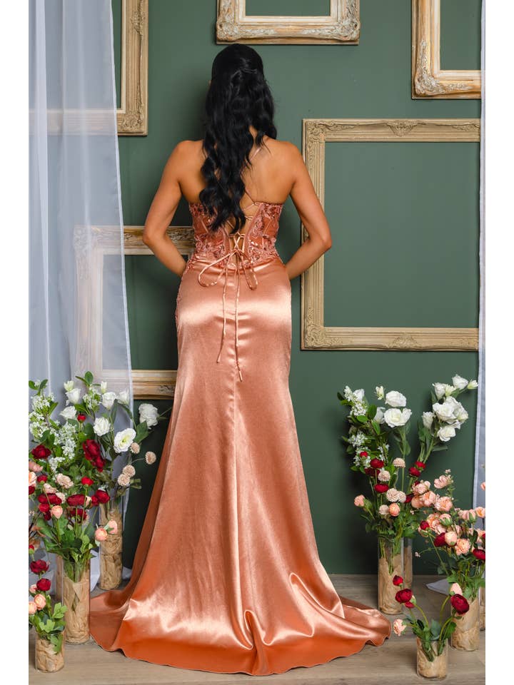 RICARICA INC. - Wholesale Gown – Women's - 7506_LUX LACEUP BACK BEADED EMBROIDERED SEQUIN MAXI DRESS18