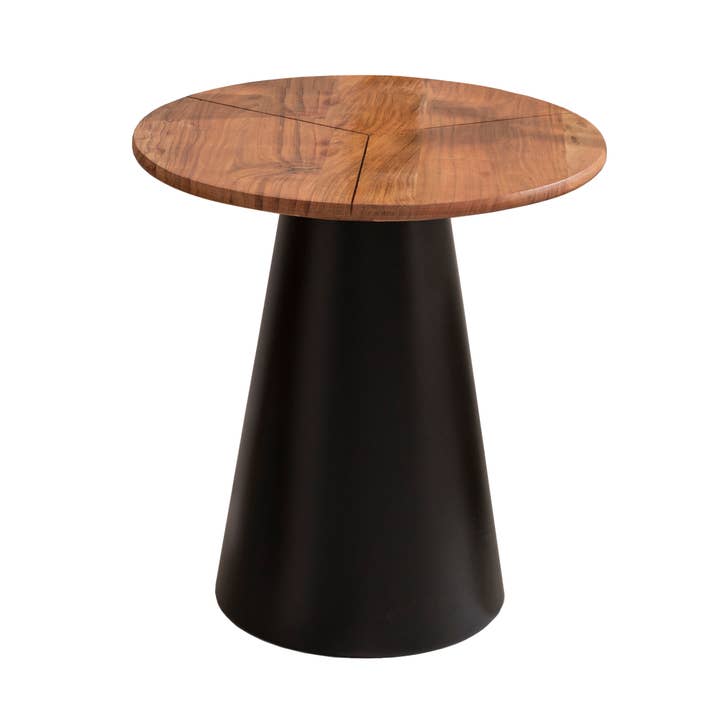 Mesa de apoio 52*49*49 Cm. Base Metal Preto por atacado de Gdeco