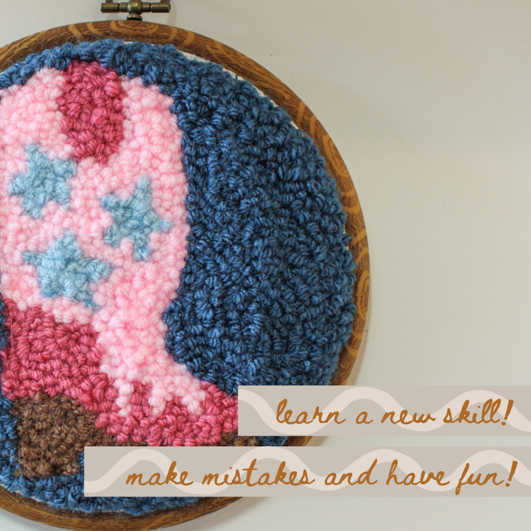 Homebody DIY – wholesale Embroidery/cross-stitch supplies – Cowboy Boot Beginner DIY Punch Needle Kit  2