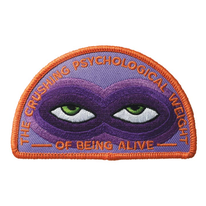 Crushing Psychological Weight (Iron-On Patch) for wholesale by Retrograde Supply Co.