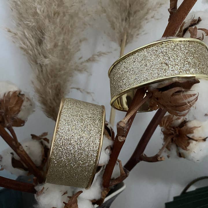 golden sequin cuffs for wholesale by Althea