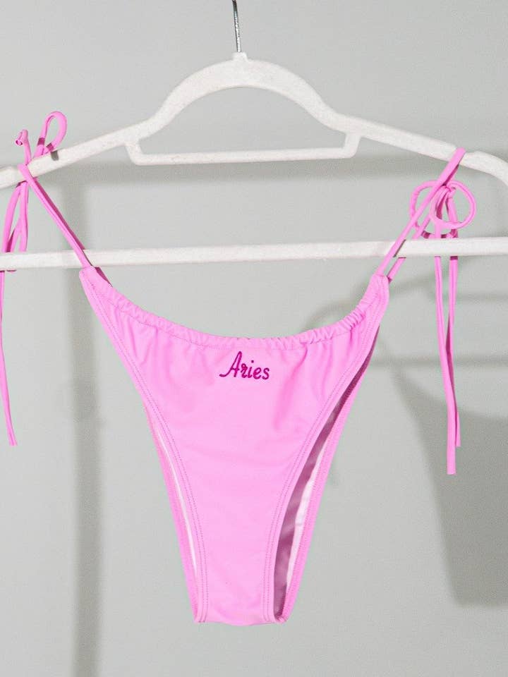 Zodiac Swim Bottoms in Pink for wholesale by Angel Sent