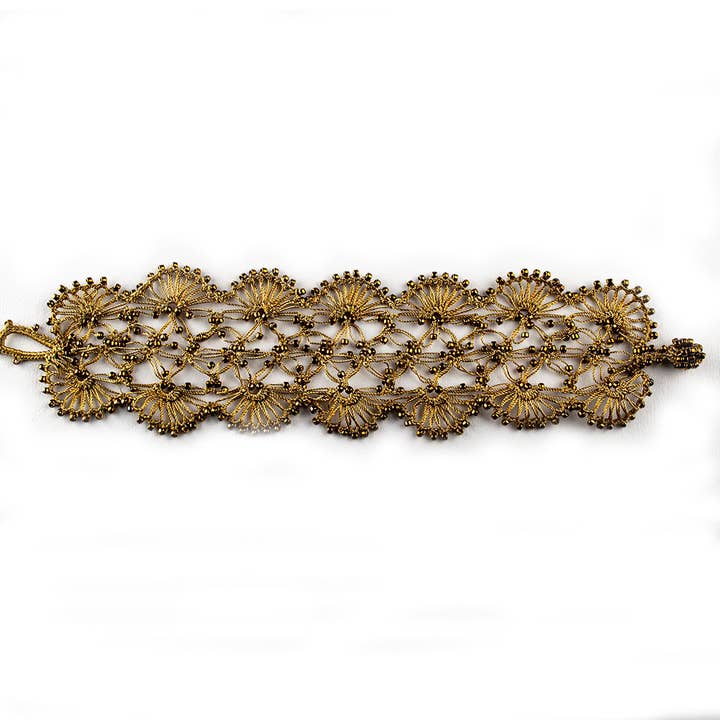 Silk Wool and Bijoux - Wholesale Woven/Braided Bracelet - "Ihlara" silk Hand-crocheted Bracelet6