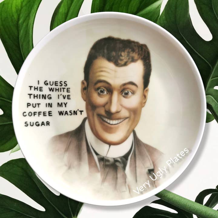 sugar wall plate for wholesale by Very Ugly Plates