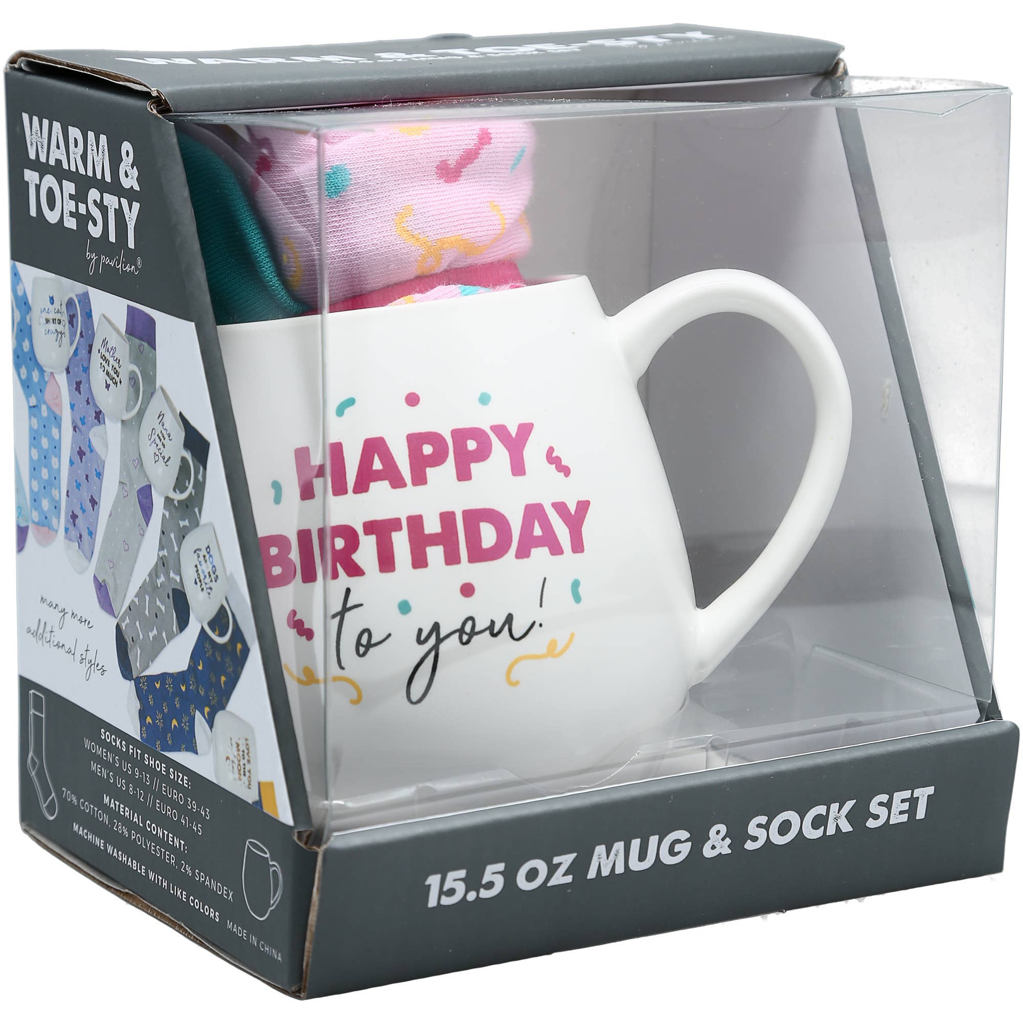 Pavilion - Wholesale Coffee Mug - Birthday - 15.5 oz Mug and Sock Set7
