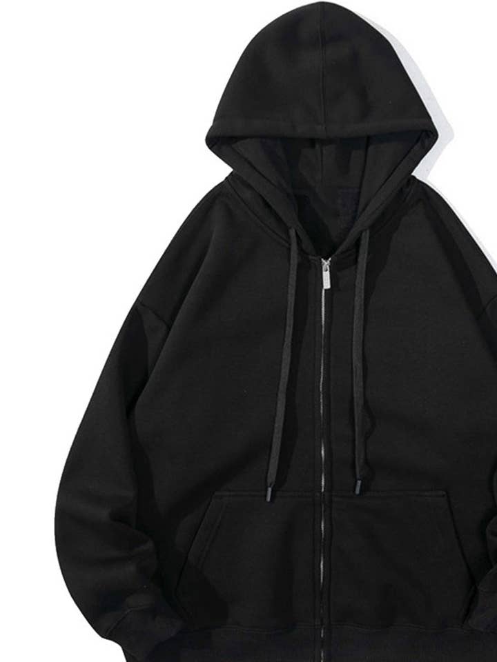 safistyle - Wholesale Jacket - Women's - Hooded Solid Drawstring Jacket9