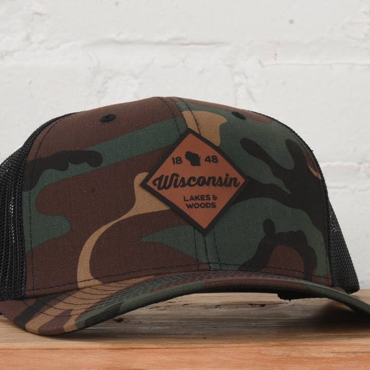 Classic State - Wholesale Trucker Hat - Unisex - Wisconsin Willow River Snapback Hat