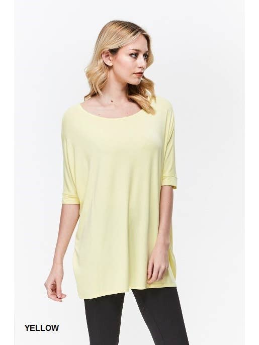 42POPS - Wholesale Tunic - Women's - ..SI-838 Half Sleeve Loose Fit Tunic3