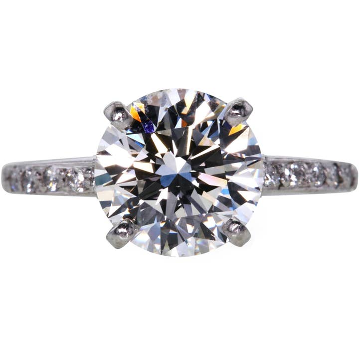 Teva Jewelry - Wholesale Stud/Post Earrings - 1 Carat Ct VS Lab Diamond Engagement Ring Solitaire 14K Gold