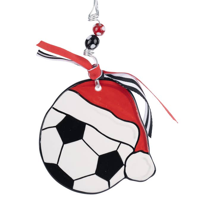 Soccer Flat Christmas Ornament for wholesale by Glory Haus