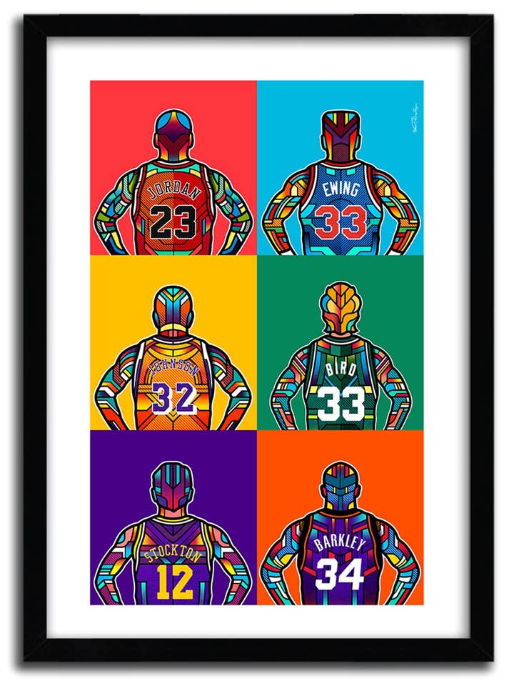 NBA LEGENDS by VAN ORTON for wholesale by K.Olin Tribu